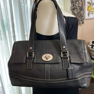 Coach Hamilton turn lock shoulder bag